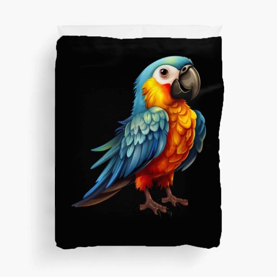 Macaw Parrot for a Bird Lover Animal Lover Duvet Covers
