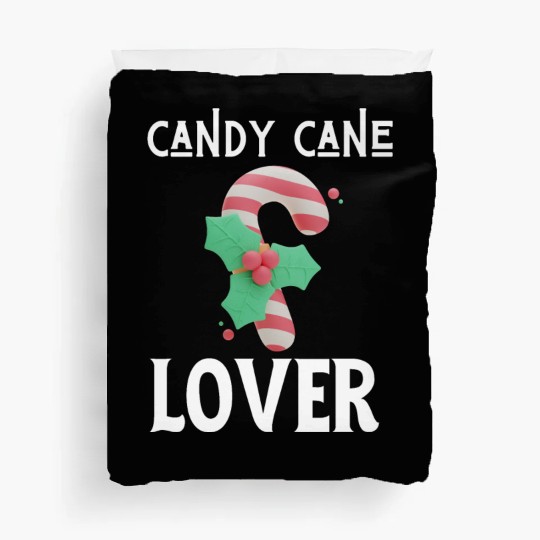 Candy Cane Lover Christmas Peppermint Candy Canes Duvet Covers
