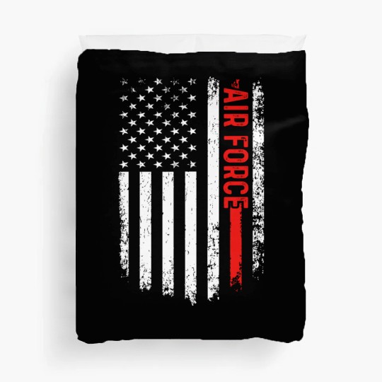 US Flag Airplane Patriotic American Pilot Duvet Covers