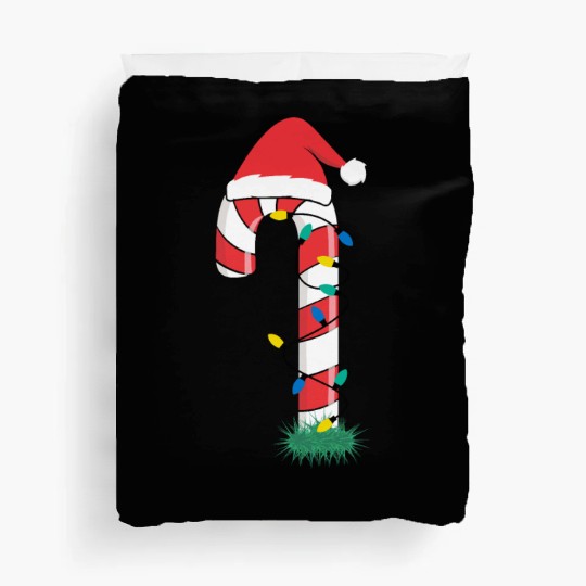 Christmas Candy Cane Santa Xmas Kids Toddler Youth Duvet Covers
