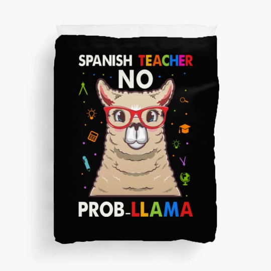 Spanish Teacher No Pro llama Duvet Covers
