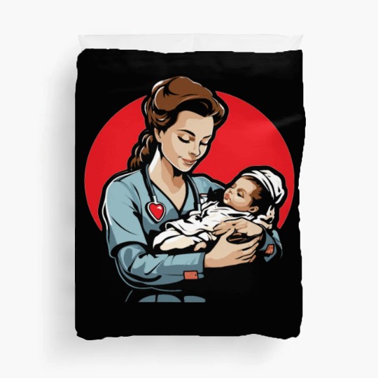 Registered Nurse Medical Medicine Neonatal Nurse Duvet Covers