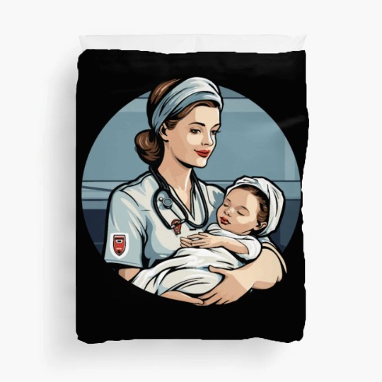 Registered Nurse Medical Medicine Neonatal Nurse Duvet Covers