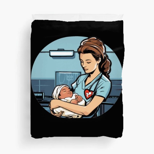 Registered Nurse Medical Medicine Neonatal Nurse Duvet Covers