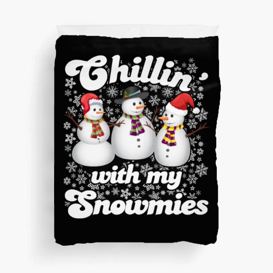Snowmen Chilling with my Snowmies Winter Duvet Covers