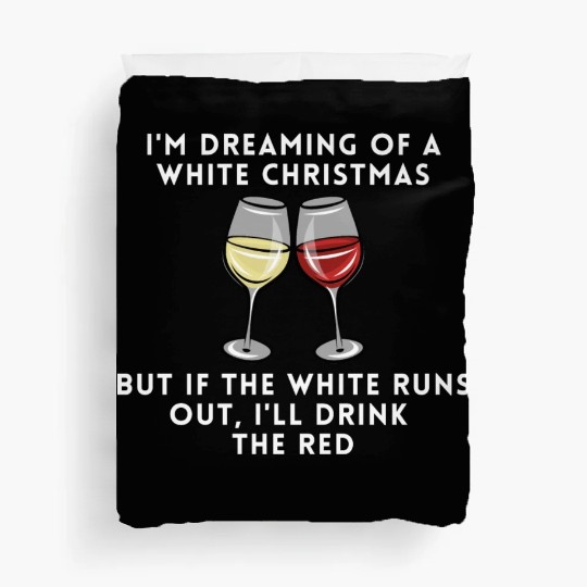 Dreaming of a white christmas - or maybe red Duvet Covers