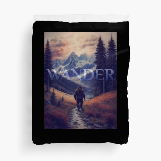 Bigfoot Wander Design Duvet Covers