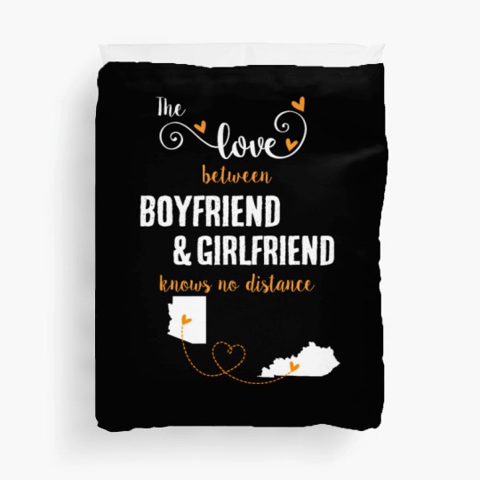 Love Between BF And GF Arizonna To Kentucky Gift Duvet Covers