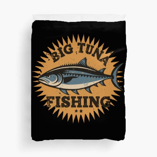 Big Tuna Fishing Vintage Design Duvet Covers