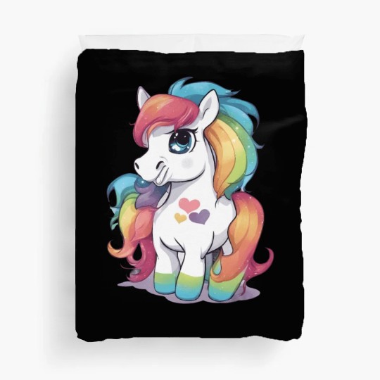 Rainbow Baby Pony Duvet Covers
