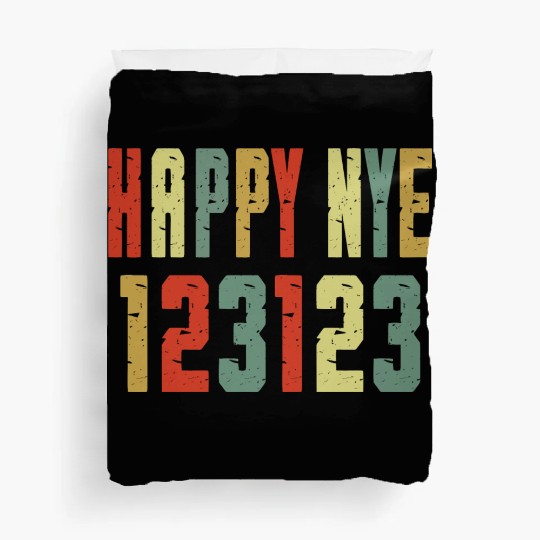 123123 Happy New Year 2024 NYE Duvet Covers