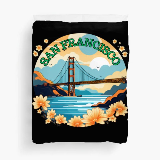 Golden Gate Bridge - San Francisco Duvet Covers