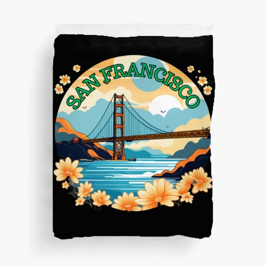 Golden Gate Bridge - San Francisco Duvet Covers