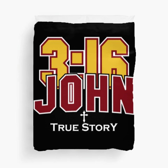 John 3:16 True Story Love Jesus Christian Duvet Covers