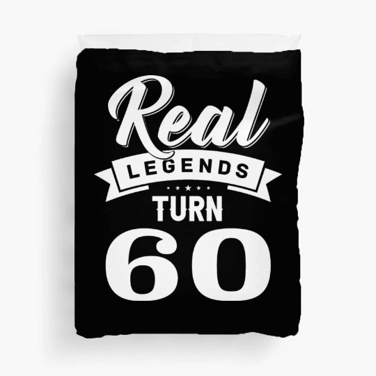 Real Legends Turn 60, 60th Birthday Duvet Covers