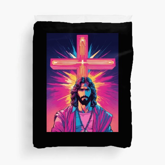 Jesus Christ Forgive Others Duvet Covers