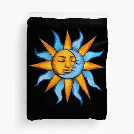 sun moon Duvet Covers
