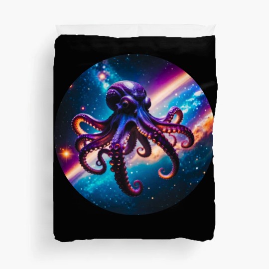 Space Octopus Duvet Covers