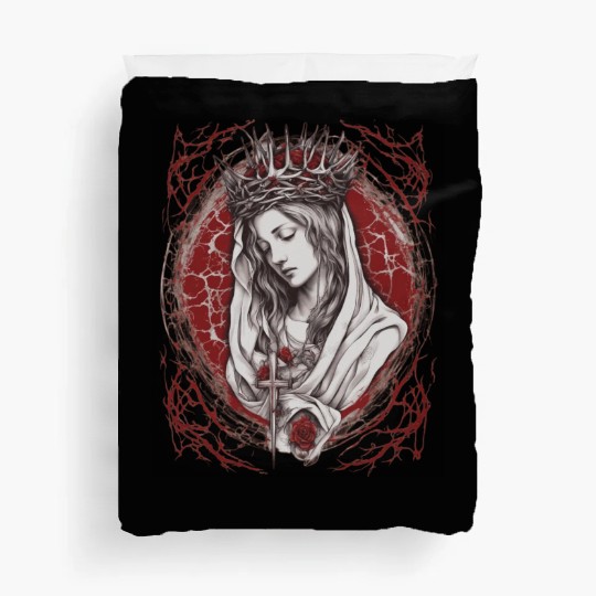 Saint Mary Our Lady Of Grace Duvet Covers