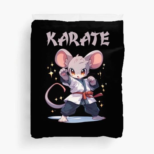 Funny Japanese Karate Panda Kawaii Karateka Duvet Covers
