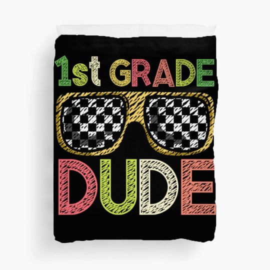 Kindergarten Teacher Funny Student 1st Graduation Duvet Covers