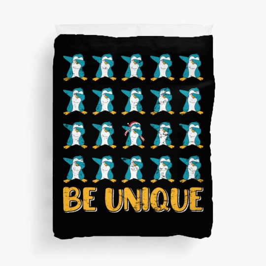Gambler Christmas Penguins Be Unique X-Mas Duvet Covers