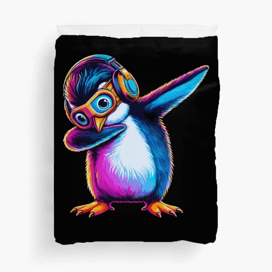 Dabbing Penguin - Hilarious Duvet Covers for Dab Enthusiast