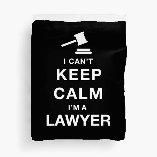 I CAN'T KEEP CALM lawyer Duvet Covers