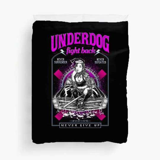 underdog fight back #1 Duvet Covers
