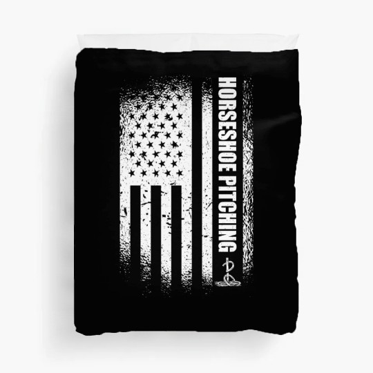 Horseshoe Pitcher Duvet Covers