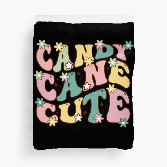 Candy cane cute Duvet Covers