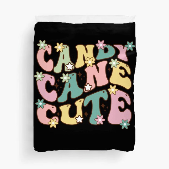 Candy cane cute Duvet Covers