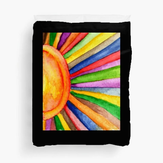 Colorful Sun Duvet Covers