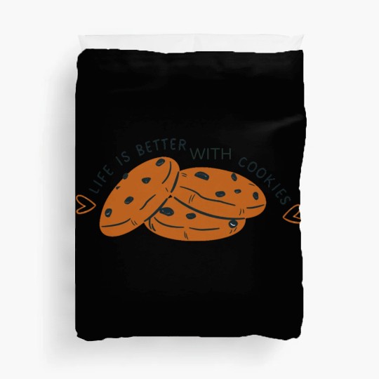 Sweet Indulgence" Cookie Design Duvet Covers