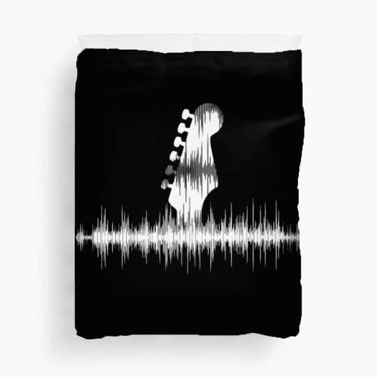 Guitar Player Gift Vintage Guitarist Duvet Covers