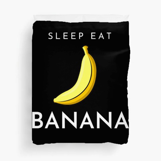 SLEEP EAT BANANA Duvet Covers