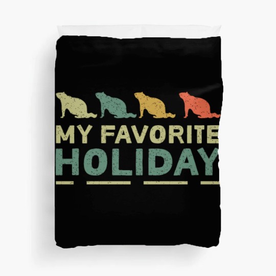 My Favorite Holiday Groundhog Day Duvet Covers