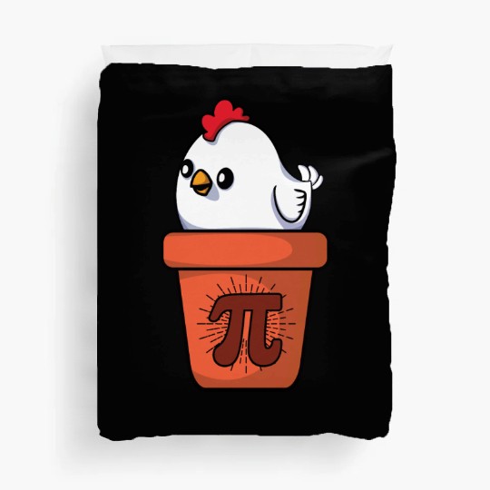 Chicken Pot Pie Pi Day Math Equations Duvet Covers