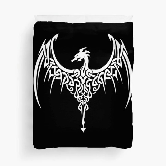 Fantasy Dragon Anime Drakhuvud Mytiska reptil Duvet Covers