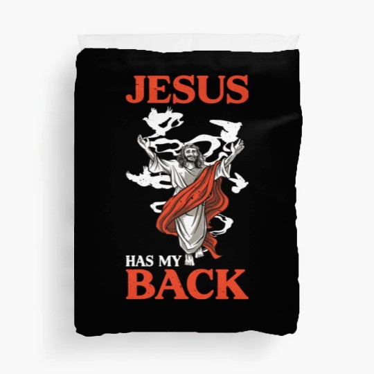 Jesus Has My Back 16 Duvet Covers