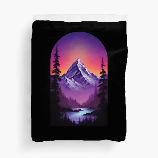 Violet Dawn The Mountains Majesty Duvet Covers