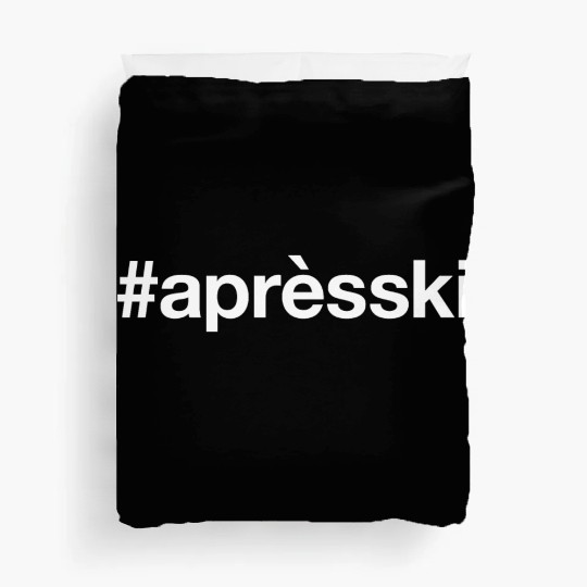 APRES SKI Hashtag Duvet Covers