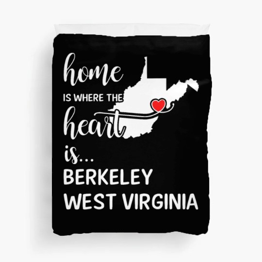 Berkeley County West Virginia Is Where My Heart Is Duvet Covers