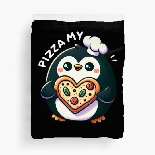Pizza My Heart - Cheesy Love Duvet Covers