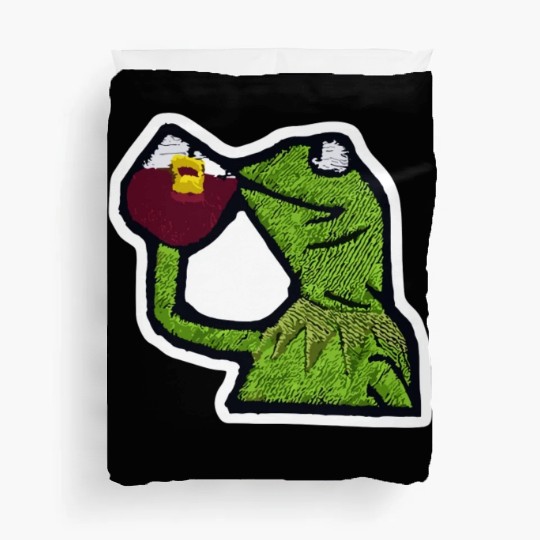 Frog Drink Tea Duvet Covers