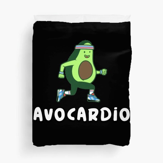 Avocardio Avocado Gym Duvet Covers