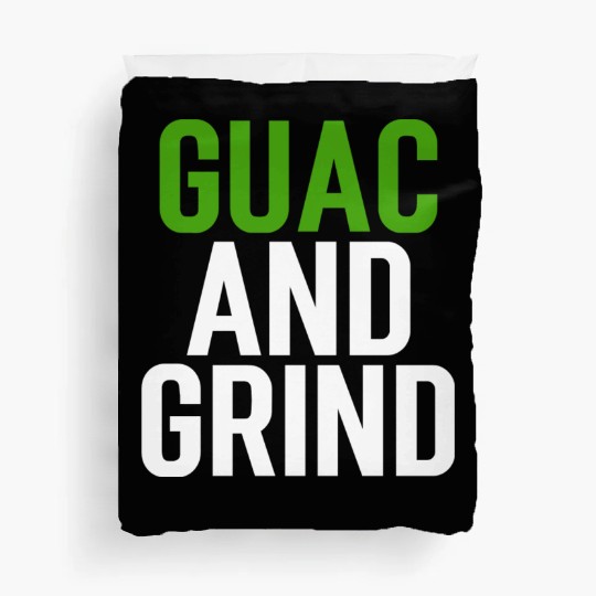 Guac and Grind Avocado Gym Duvet Covers