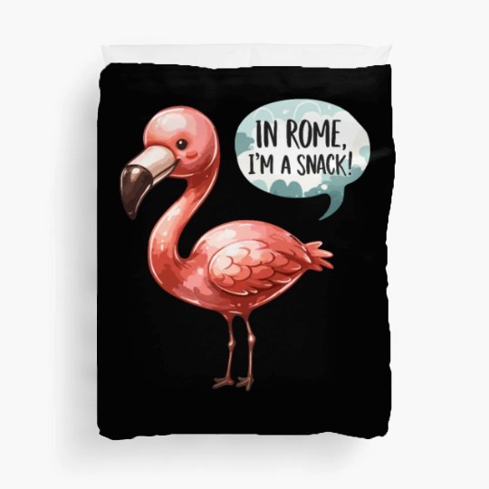 Flamingo Roman History Roman Empire Cuisine Duvet Covers