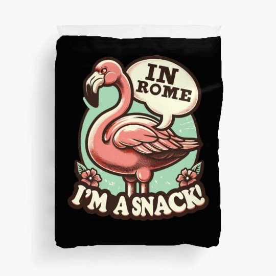 Flamingo Roman History Roman Empire Cuisine Duvet Covers