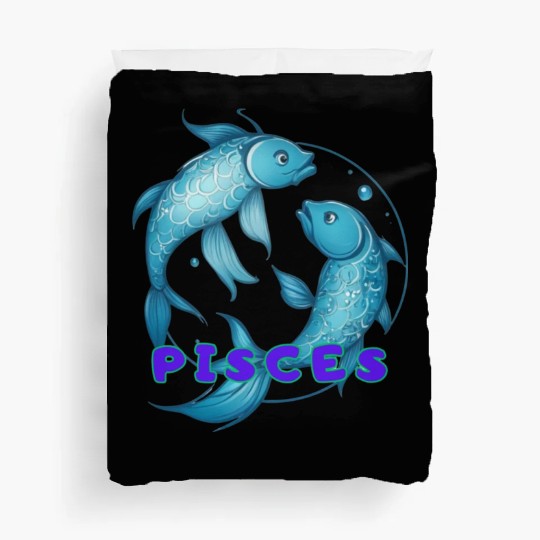 Pisces Horoscope Duvet Covers